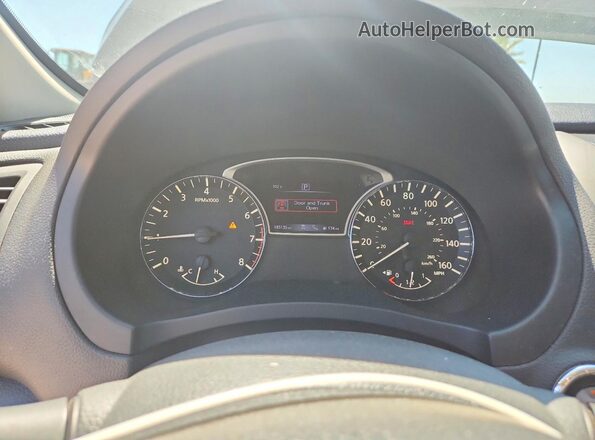 1N4AL3AP1GC172948 2016 NISSAN ALTIMA Black ხელსაწყოთა პანელის ხედი