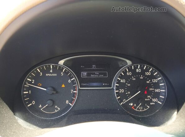 1N4AL3AP1GC181536 2016 NISSAN ALTIMA Red Սարքավորումների վահանակի տեսք