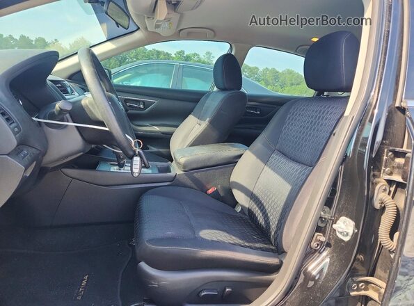 1N4AL3AP1GN337661 2016 NISSAN ALTIMA Black წინა სალონის ხედი
