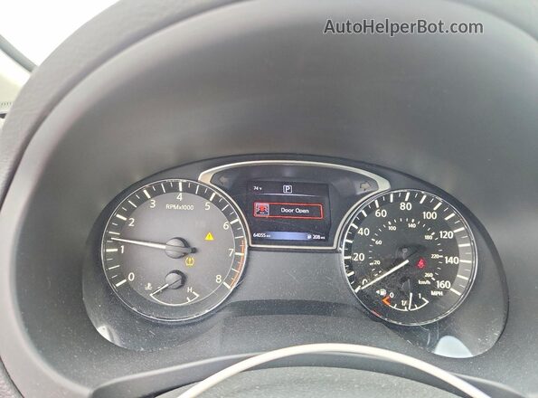 1N4AL3AP1GN347767 2016 NISSAN ALTIMA White Vista del cuadro de instrumentos