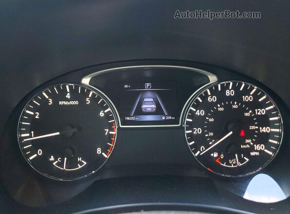 1N4AL3AP1GN352936 2016 NISSAN ALTIMA Gray ხელსაწყოთა პანელის ხედი