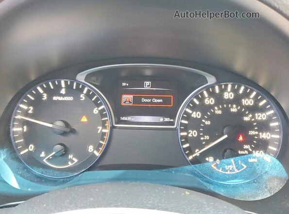 1N4AL3AP1HC132175 2017 NISSAN ALTIMA Серебряный Вид щитка приборов