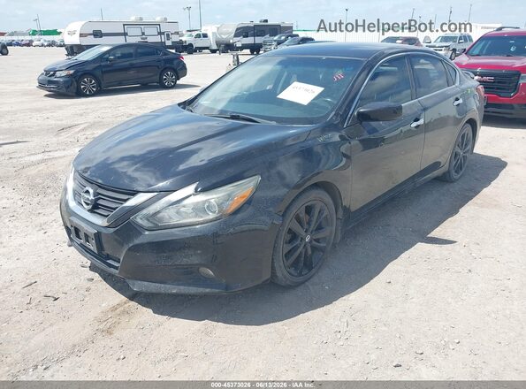 1N4AL3AP1HC171820 2017 NISSAN ALTIMA Черный Передняя левая четверть