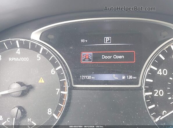 1N4AL3AP1HC181389 2017 NISSAN ALTIMA Black Widok tylnych siedzeń