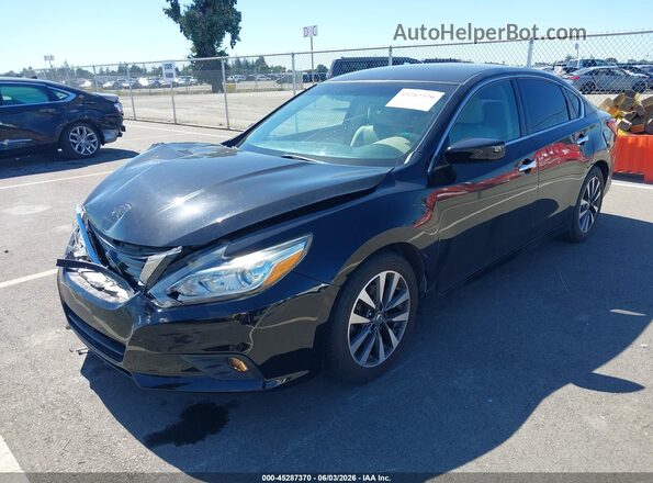 1N4AL3AP1HC188598 2017 NISSAN ALTIMA Black წინა მარცხენა ხედი სამი მეოთხედიდან