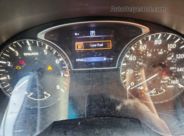 1N4AL3AP1HN358494 2017 NISSAN ALTIMA Black Вид щитка приладів