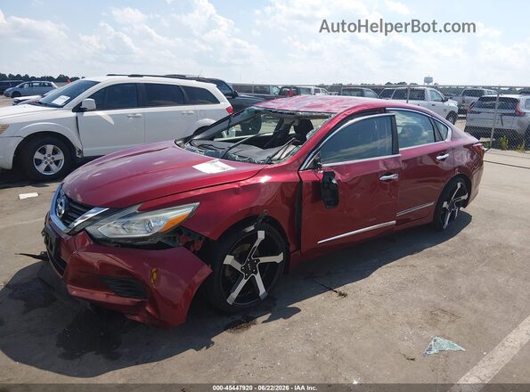 1N4AL3AP1JC102454 2018 NISSAN ALTIMA Красный Передняя левая четверть
