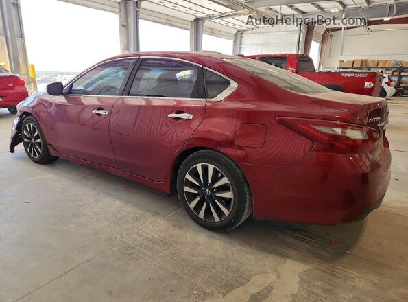 1N4AL3AP1JC216129 2018 NISSAN ALTIMA Maroon Rear left