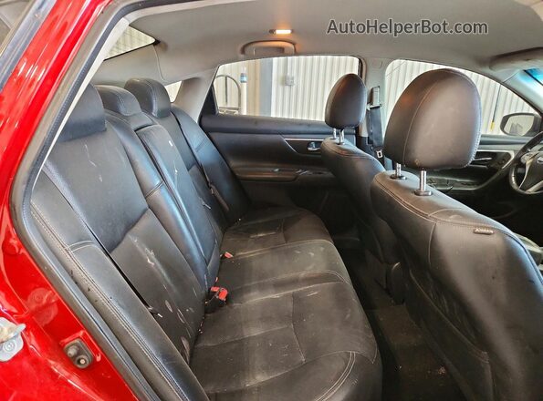 1N4AL3AP1JC216129 2018 NISSAN ALTIMA Maroon Rear seats view