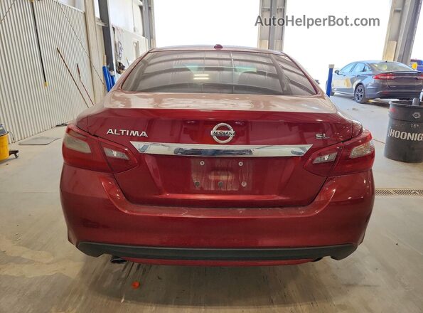 1N4AL3AP1JC216129 2018 NISSAN ALTIMA Maroon Rear view