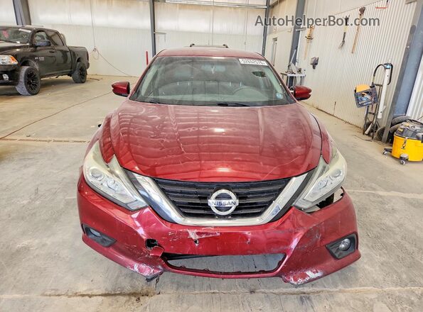 1N4AL3AP1JC216129 2018 NISSAN ALTIMA Maroon Front view