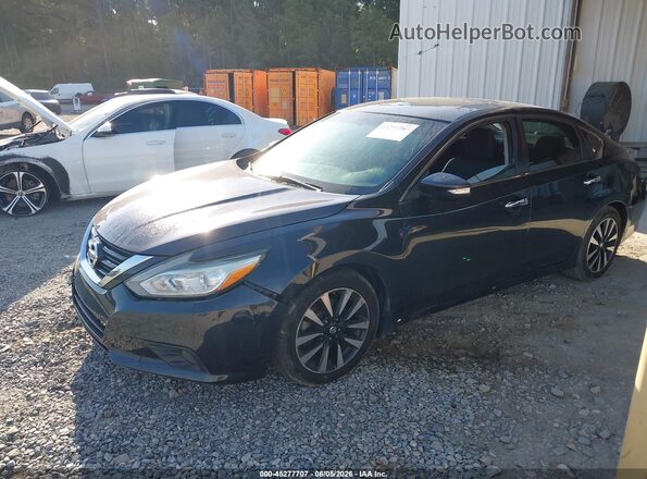 1N4AL3AP1JC225350 2018 NISSAN ALTIMA Черный Передняя левая четверть