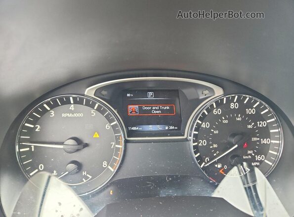 1N4AL3AP1JC232542 2018 NISSAN ALTIMA Black Vista del cuadro de instrumentos