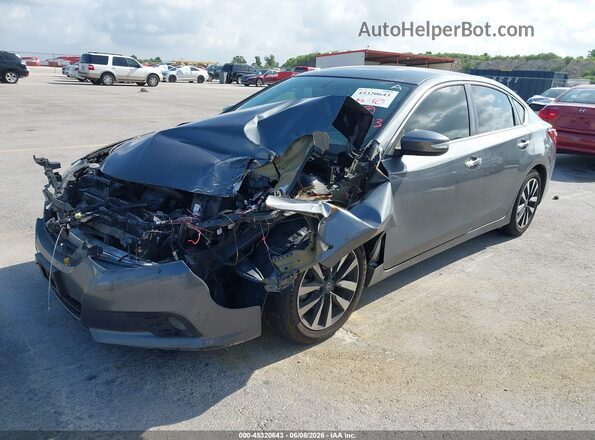 1N4AL3AP1JC232959 2018 NISSAN ALTIMA Серый Передняя левая четверть