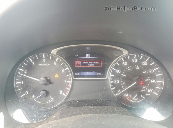 1N4AL3AP1JC273012 2018 NISSAN ALTIMA Белый Вид щитка приборов