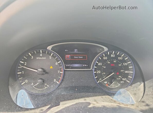 1N4AL3AP2GC199124 2016 NISSAN ALTIMA Black ხელსაწყოთა პანელის ხედი