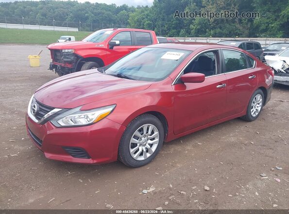 1N4AL3AP2GC205178 2016 NISSAN ALTIMA Red Առջևի ձախ երեք քառորդ տեսարան