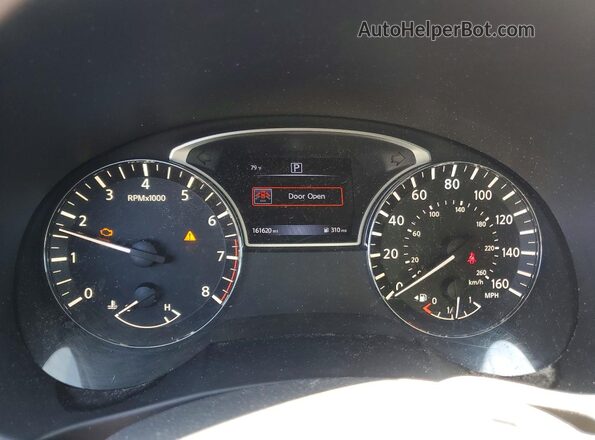 1N4AL3AP2GC205844 2016 NISSAN ALTIMA Red ხელსაწყოთა პანელის ხედი