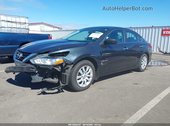 1N4AL3AP2GC291057 2016 NISSAN ALTIMA Черный Передняя левая четверть