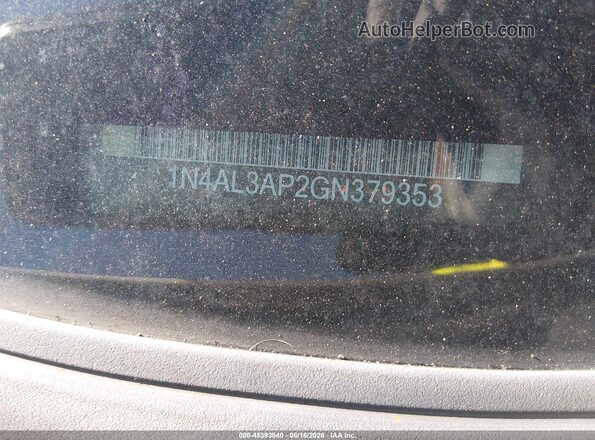 1N4AL3AP2GN379353 2016 NISSAN ALTIMA White Widok deski rozdzielczej