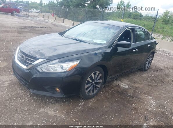 1N4AL3AP2HC247738 2017 NISSAN ALTIMA Черный Передняя левая четверть