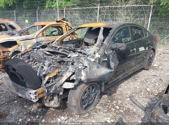 1N4AL3AP2HN367110 2017 NISSAN ALTIMA Черный Передняя левая четверть