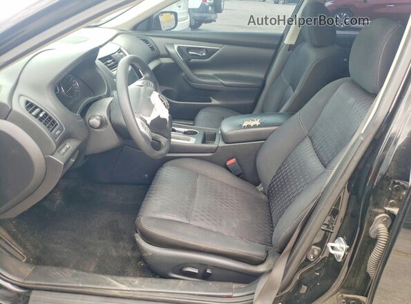 1N4AL3AP2JC135446 2018 NISSAN ALTIMA Black წინა სალონის ხედი