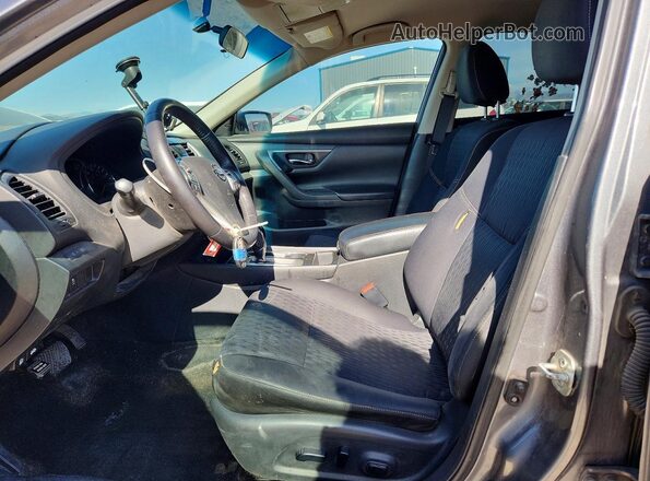 1N4AL3AP2JC180080 2018 NISSAN ALTIMA Gray წინა სალონის ხედი