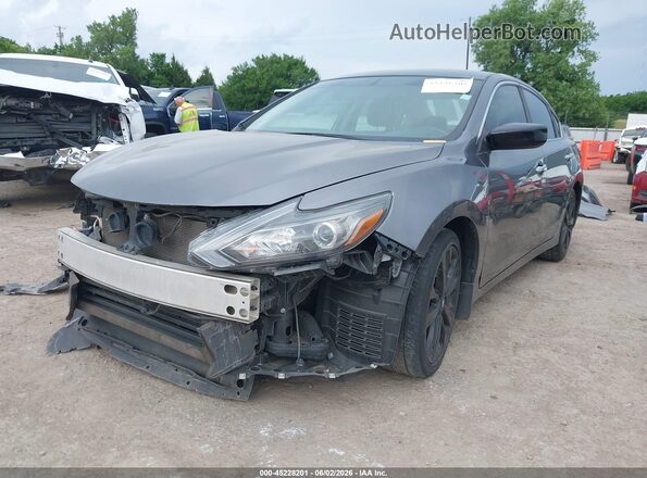 1N4AL3AP2JC272287 2018 NISSAN ALTIMA Gray Առջևի ձախ երեք քառորդ տեսարան