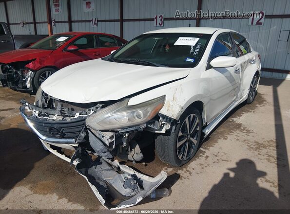 1N4AL3AP2JC283273 2018 NISSAN ALTIMA White Առջևի ձախ երեք քառորդ տեսարան