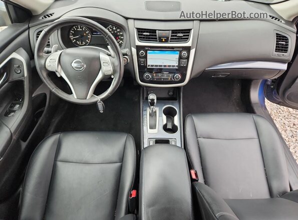 1N4AL3AP2JC296430 2018 NISSAN ALTIMA Blue Dashboard view