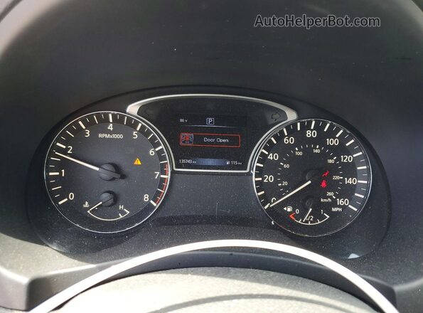 1N4AL3AP3GC154273 2016 NISSAN ALTIMA White Instrument cluster view