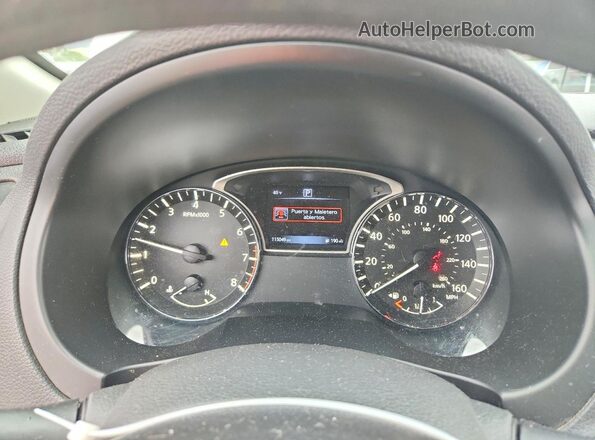 1N4AL3AP3GC237220 2016 NISSAN ALTIMA Белый Вид щитка приборов