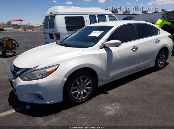 1N4AL3AP3GC256642 2016 NISSAN ALTIMA White წინა მარცხენა ხედი სამი მეოთხედიდან