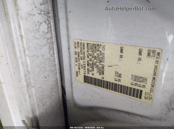 1N4AL3AP3HC159474 2017 NISSAN ALTIMA White Engine compartment view
