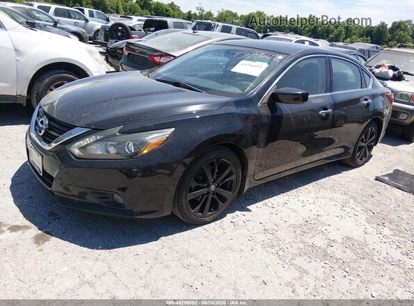 1N4AL3AP3HC205076 2017 NISSAN ALTIMA Black Առջևի ձախ երեք քառորդ տեսարան