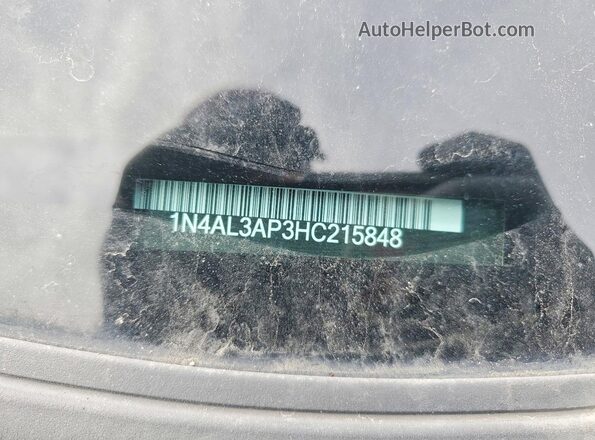 1N4AL3AP3HC215848 2017 NISSAN ALTIMA Белый Вид наклейки с VIN-кодом