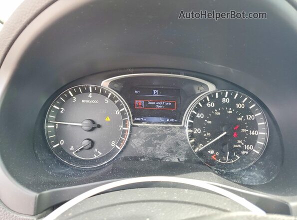 1N4AL3AP3HC215848 2017 NISSAN ALTIMA Белый Вид щитка приборов
