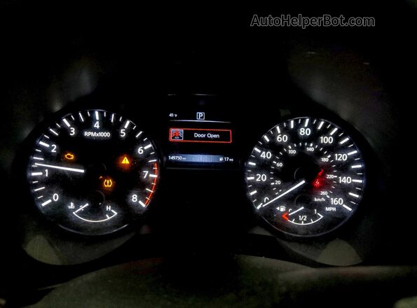 1N4AL3AP3HC480558 2017 NISSAN ALTIMA Black Instrument cluster view