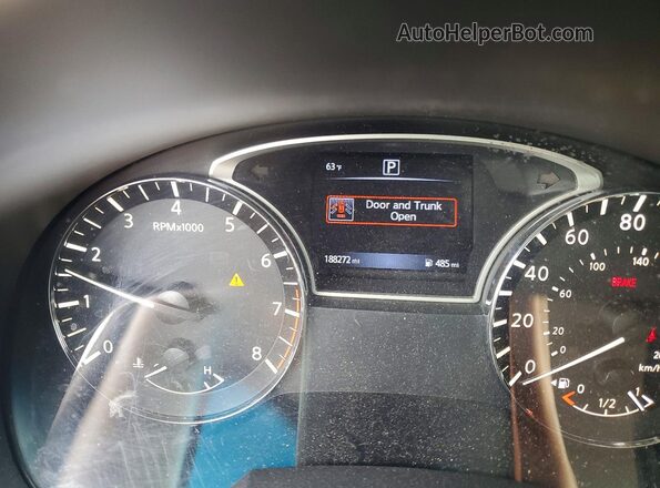 1N4AL3AP3HN336075 2017 NISSAN ALTIMA Silver Vista del cuadro de instrumentos