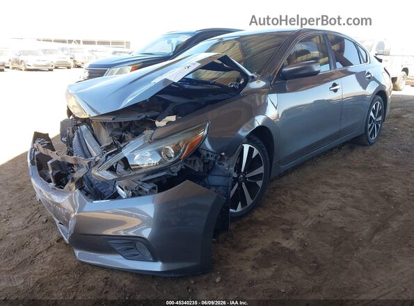 1N4AL3AP3JC123127 2018 NISSAN ALTIMA Серый Передняя левая четверть