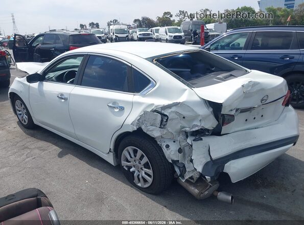 1N4AL3AP3JC161151 2018 NISSAN ALTIMA Белый Задняя левая четверть