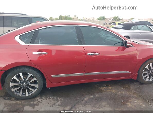 1N4AL3AP4GC110833 2016 NISSAN ALTIMA Red Widok wnętrza z tyłu