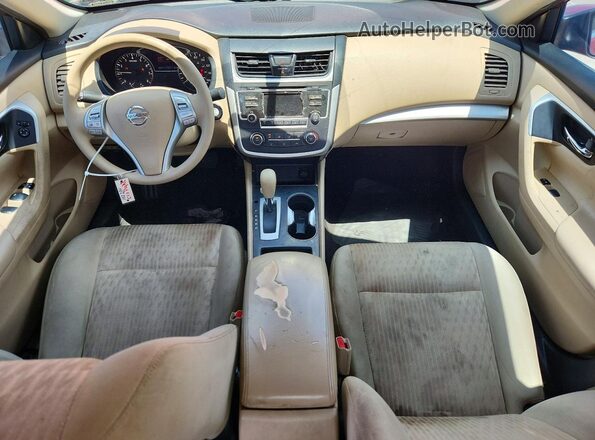 1N4AL3AP4GC131049 2016 NISSAN ALTIMA Red Dashboard view