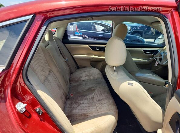 1N4AL3AP4GC131049 2016 NISSAN ALTIMA Red Rear seats view