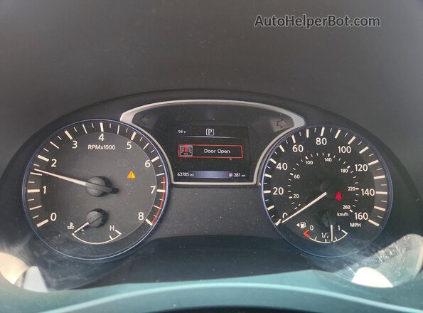 1N4AL3AP4GC187265 2016 NISSAN ALTIMA White ხელსაწყოთა პანელის ხედი
