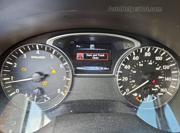 1N4AL3AP4GC190215 2016 NISSAN ALTIMA Gray Սարքավորումների վահանակի տեսք