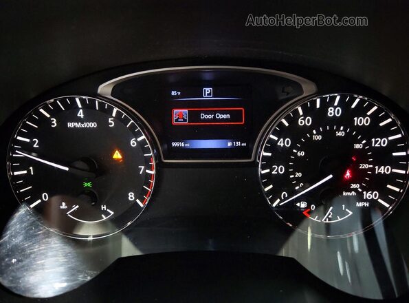 1N4AL3AP4GC204582 2016 NISSAN ALTIMA White Widok zestawu wskaźników