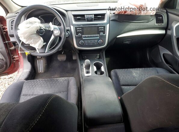 1N4AL3AP4GN368340 2016 NISSAN ALTIMA Maroon Вид панелі приладів