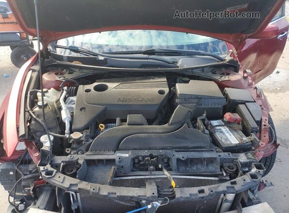 1N4AL3AP4HC196209 2017 NISSAN ALTIMA Maroon Rear interior view